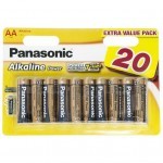 Батарейка Panasonic LR06 Alkaline Power * 20 (LR6REB/20BW)