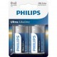 Батарейка Philips D LR20 Ultra Alkaline * 2 (LR20E2B/10)