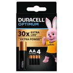 Батарейка Duracell Optimum AA лужні 4 шт. в упаковці (5015595) Батарейка Duracell Optimum AA лужні 4 шт. в упаковці (5015595)