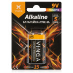 Батарейка 9V 6LR61 Alkaline Vinga (VJAB9V1) Батарейка 9V 6LR61 Alkaline Vinga (VJAB9V1)