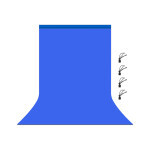 Фон Puluz PU5206L backdrop 3x6 m blue (PU5206L) Фон Puluz PU5206L backdrop 3x6 m blue (PU5206L)