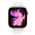 Смарт-часы Apple Watch Series 11 42mm (GPS) Rose Gold Aluminum Case with Light Blush Sport Band S/M (MEU04)