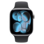 Смарт-часы Apple Watch Series 11 42mm (GPS) Space Gray Aluminum Case with Black Sport Band S/M (MEQW4)