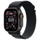 Смарт-часы Apple Watch Ultra 3 49mm (GPS + Cellular) Black Titanium Case with Black Alpine Loop Band - M (MF0V4)