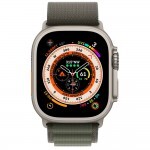Смарт-часы Apple Watch Ultra 49mm (GPS + Cellular) Titanium Case with Green Alpine Loop - M (MQFN3) (OpenBox)