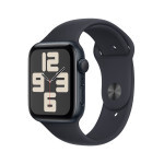 Смарт-часы Apple Watch SE 2 GPS + Cellular 44mm Midnight Aluminum Case with Midnight Sport Band M/L (MRH73)