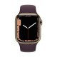 Смарт-часы Apple Watch Series 7 GPS + Cellular, 41mm Gold Stainless Steel Case with Sport Band Dark Cherry (MKHY3, MKHG3) Смарт-часы Apple Watch Series 7 GPS + Cellular, 41mm Gold Stainless Steel Case with Sport Band Dark Cherry (MKHY3, MKHG3)