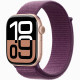 Смарт-часы Apple Watch Series 10 GPS 46мм Rose Gold Aluminium Case with Plum Sport Loop (MWWV3)