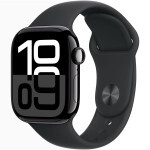 Смарт-часы Apple Watch Series 10 GPS 46мм Jet Black Aluminium Case with Black Sport Band M/L