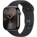 Смарт-часы Apple Watch Series 10 GPS + Cellular 46мм Slate Titanium Case with Black Sport Band (M/L) (MWYE3)