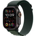 Смарт-часы  Apple Watch Ultra 2 49mm (GPS   Cellular) Black Titanium Case with Dark Green Alpine Loop Band - S (MX4Q3)