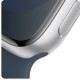 Смарт-часы Apple Watch Series 9 GPS 41mm Silver Aluminium Case with Storm Blue Sport Band S/M (MR903)